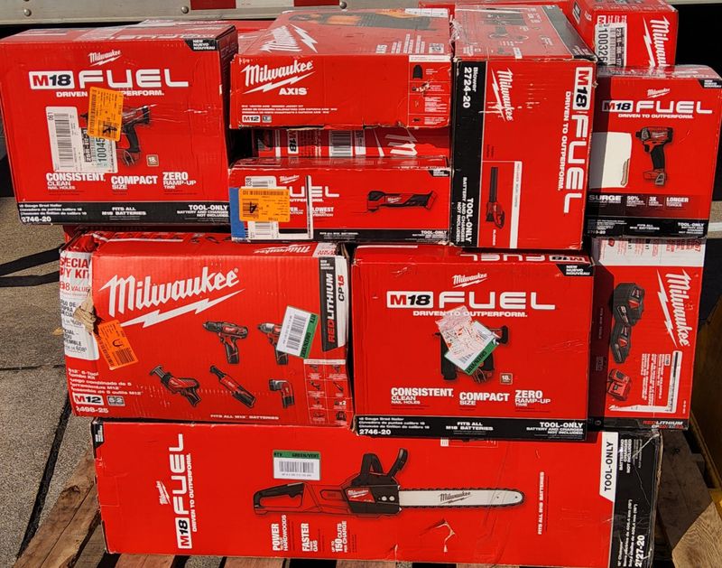 Milwaukee M18/M12 FUEL Power Tool Pallet – 60 Items (All New)