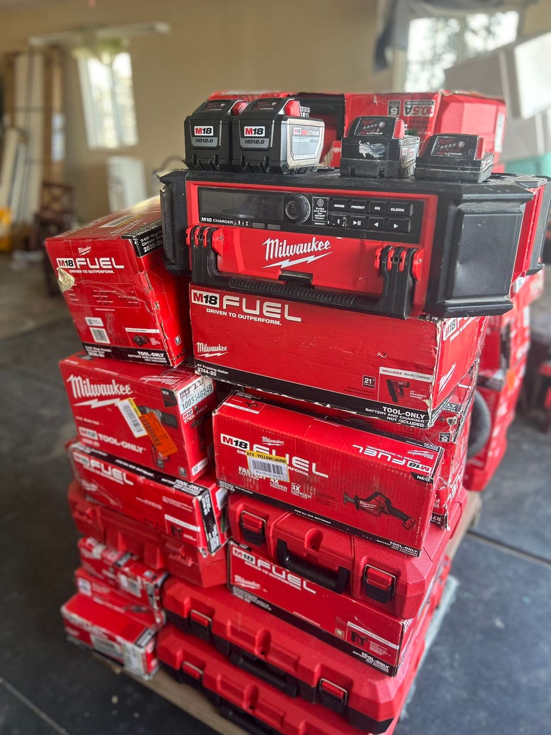 Milwaukee Mixed M18 FUEL Pallet – 57 Items (All Brand New)