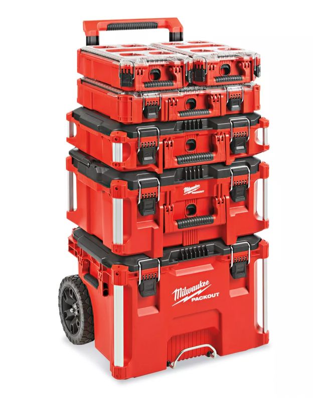Milwaukee PACKOUT Storage System – 30 Units – All Brand New – Mixed Set (Half Small, Half Large)