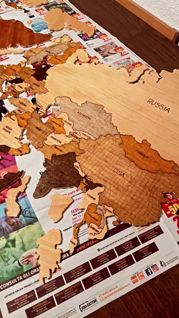 Decorazione a muro – Mondo