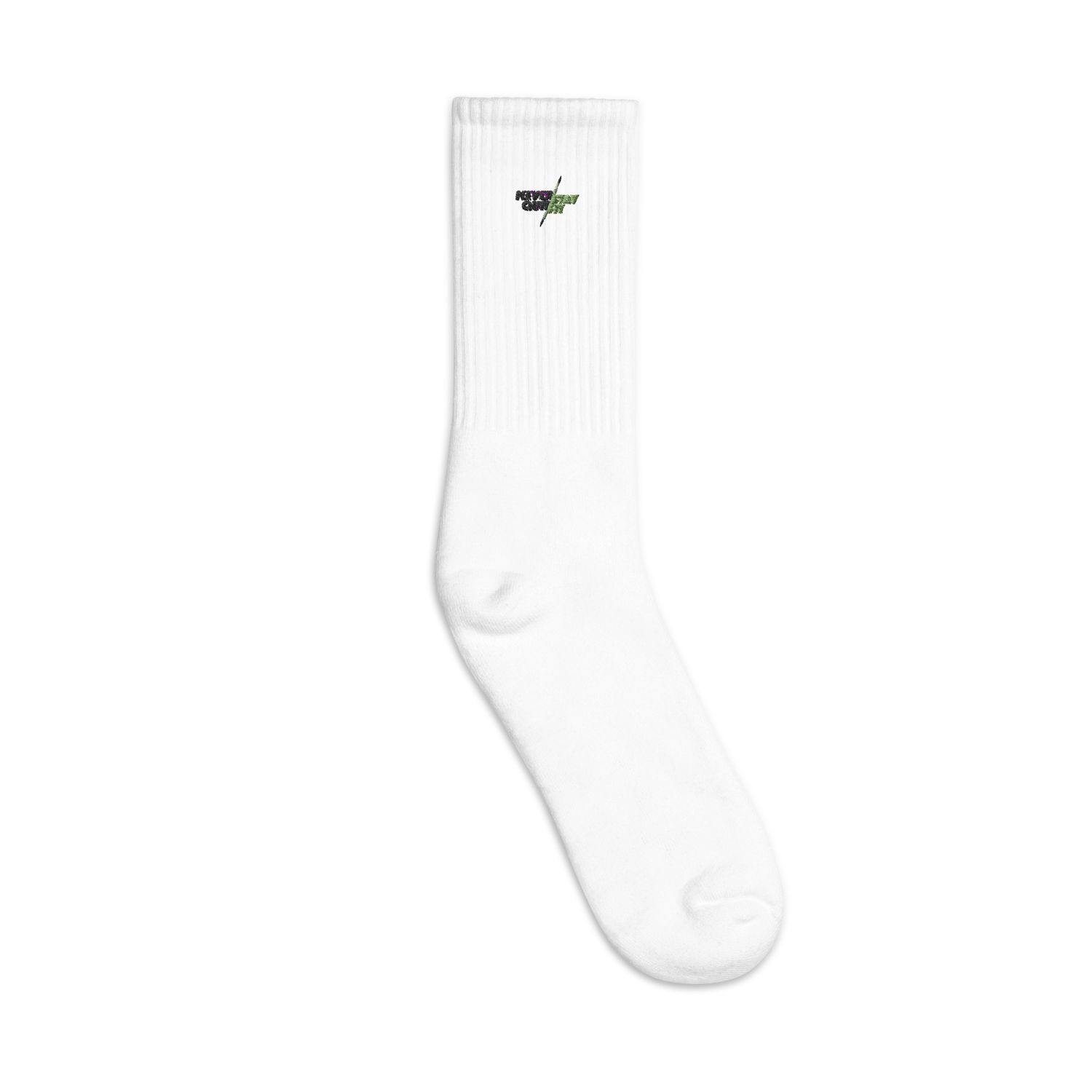 Logo Embroidered socks