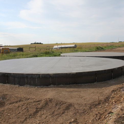 21&#39; 6&quot; Bin Foundation