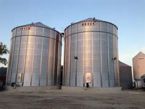 Stiffened Grain Bins
