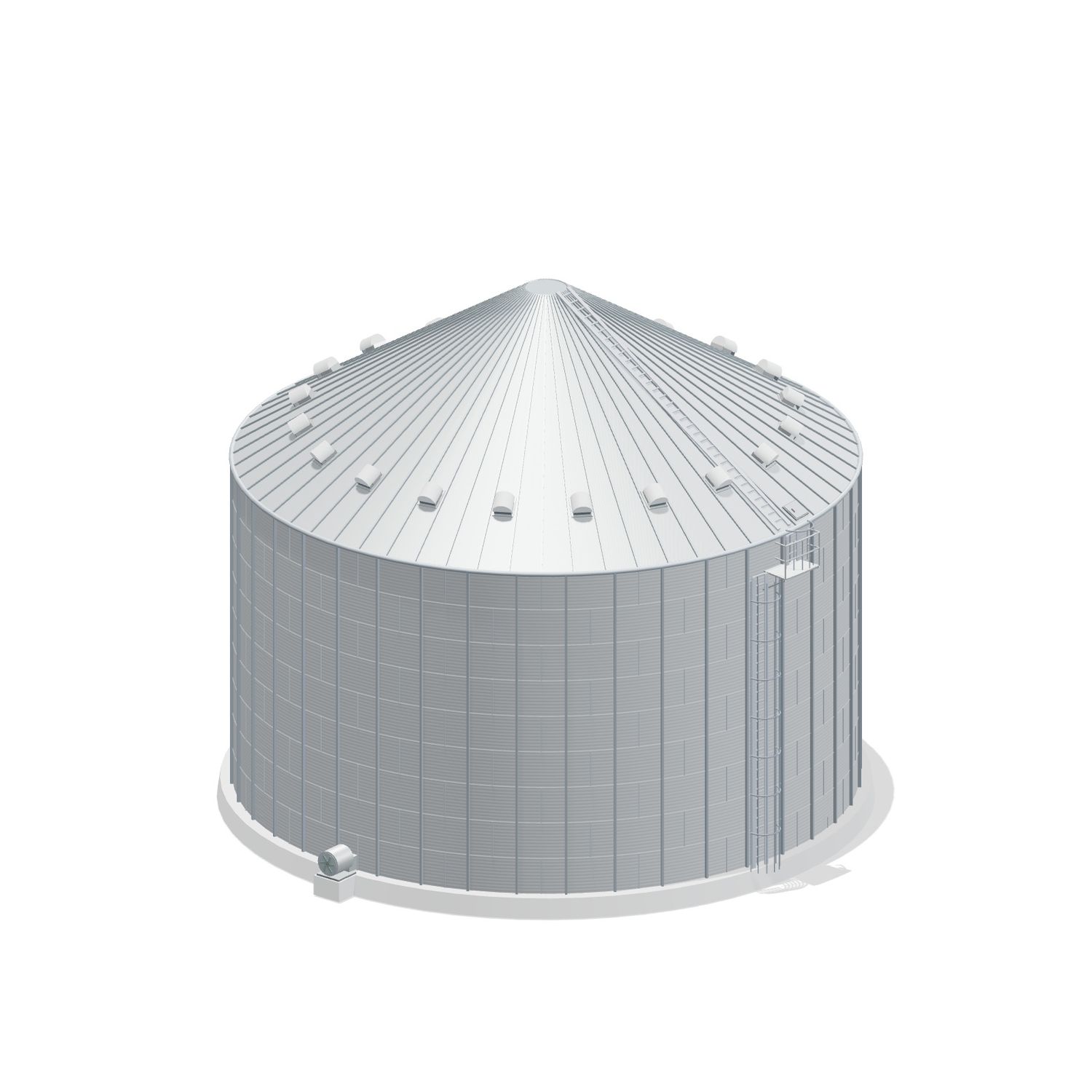 60' 9 Ring Commercial Grain Bin 91441 BU