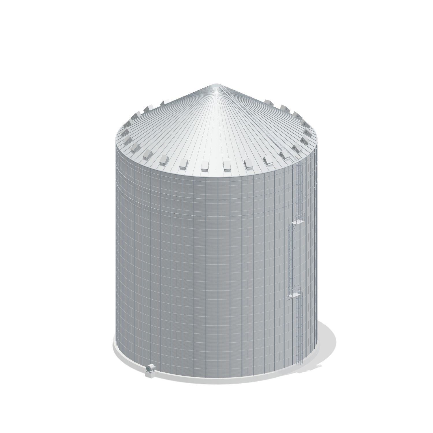 78' 23 Ring Commercial Grain Bin 367655 BU