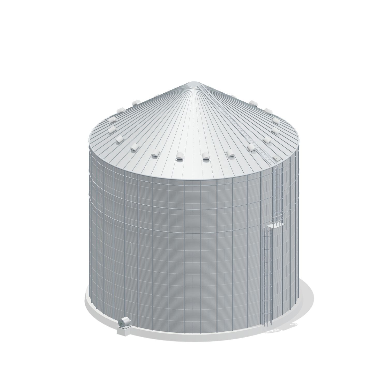 60' 13 Ring Commercial Grain Bin 126391 BU