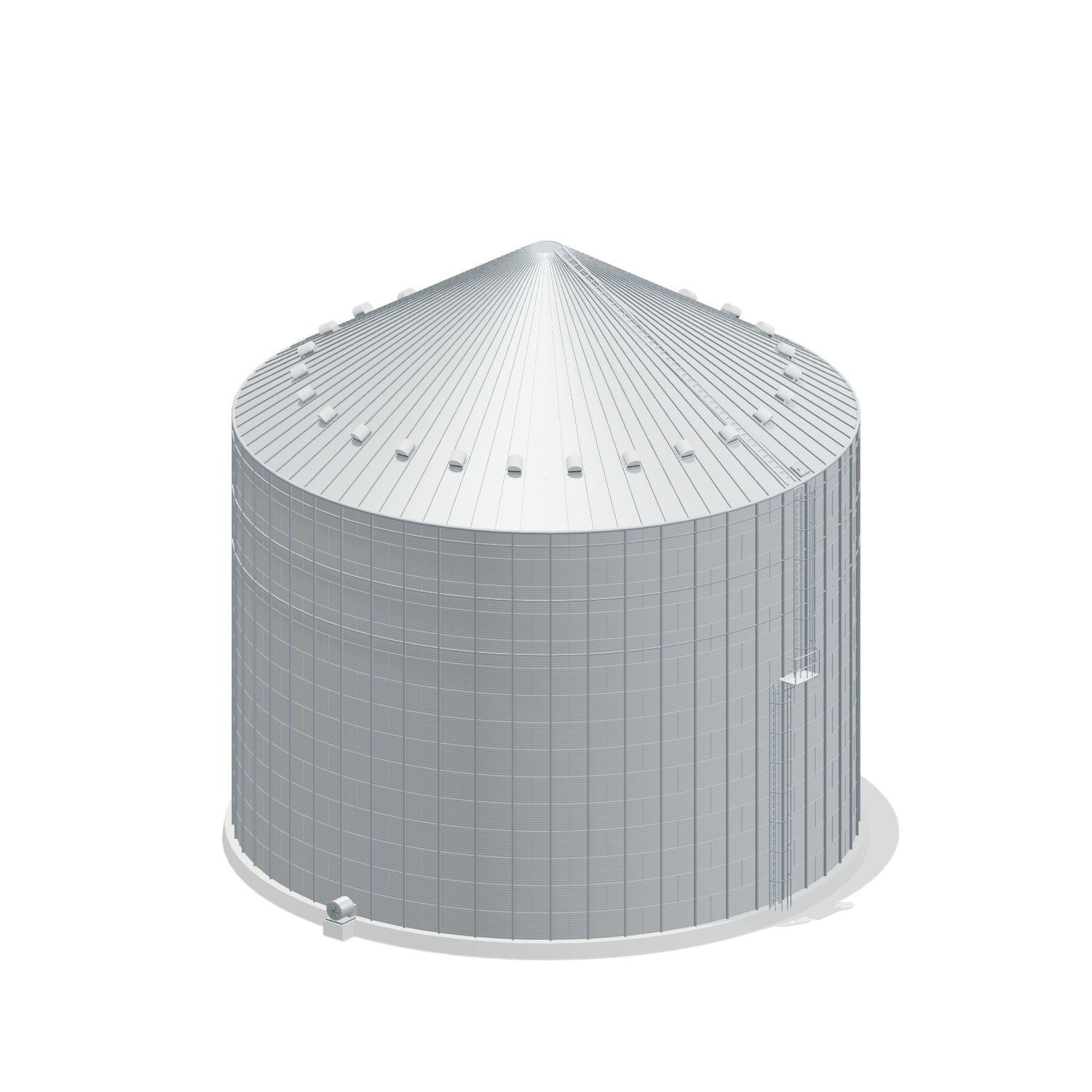 78' 15 Ring Commercial Grain Bin 249523 BU