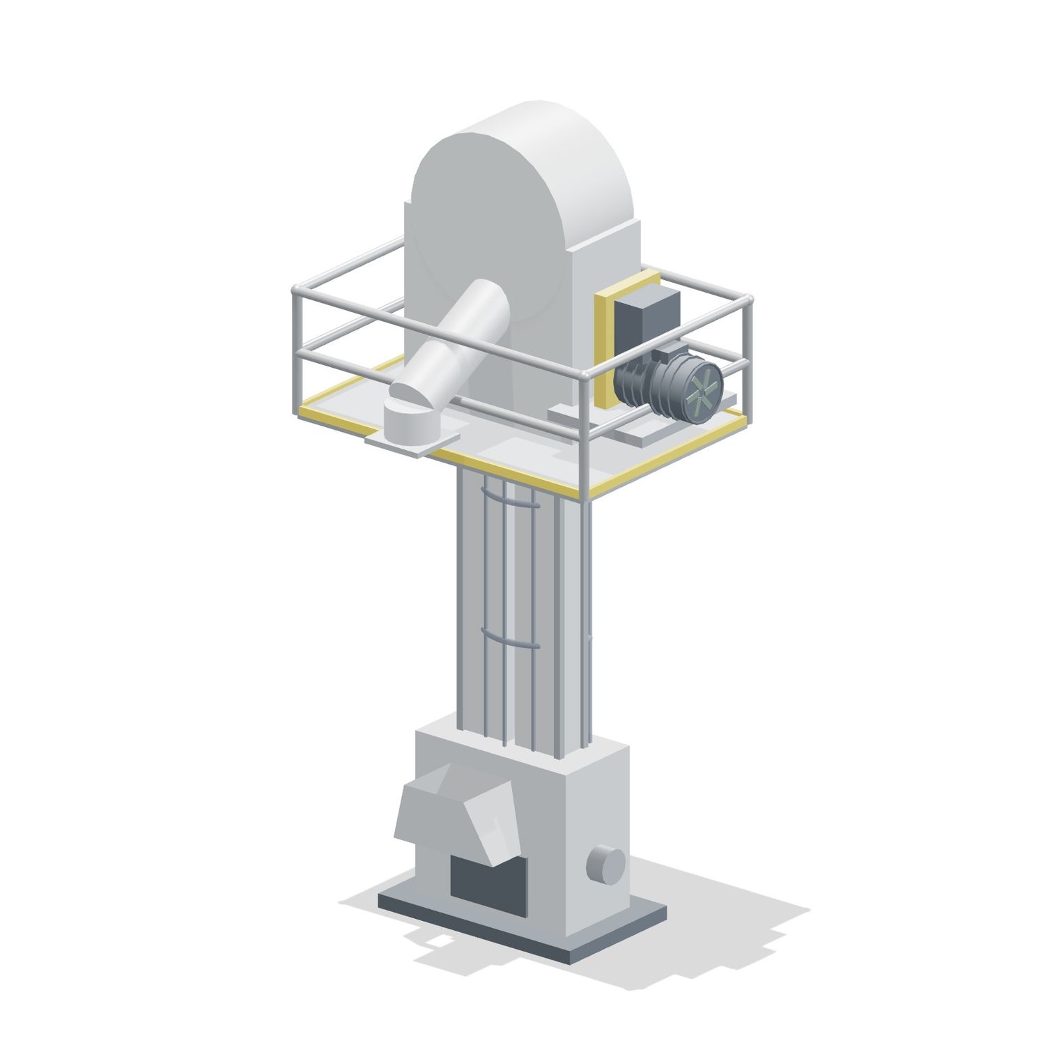 20 Ft Bucket Elevator 7000BU