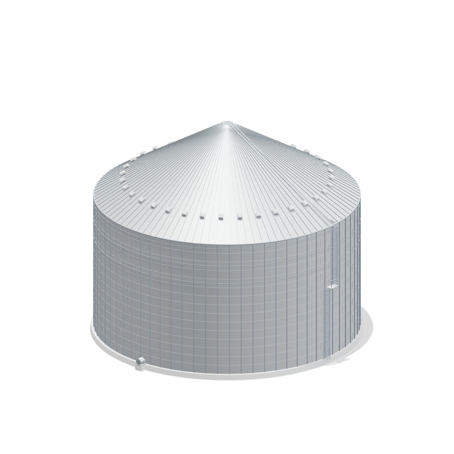 105' 15 Ring Commercial Grain Bin 469537 BU