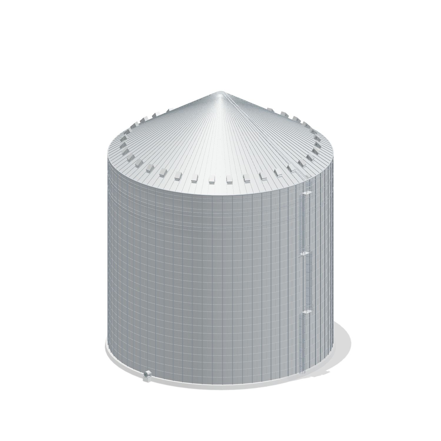 105' 26 Ring Commercial Grain Bin 763884 BU