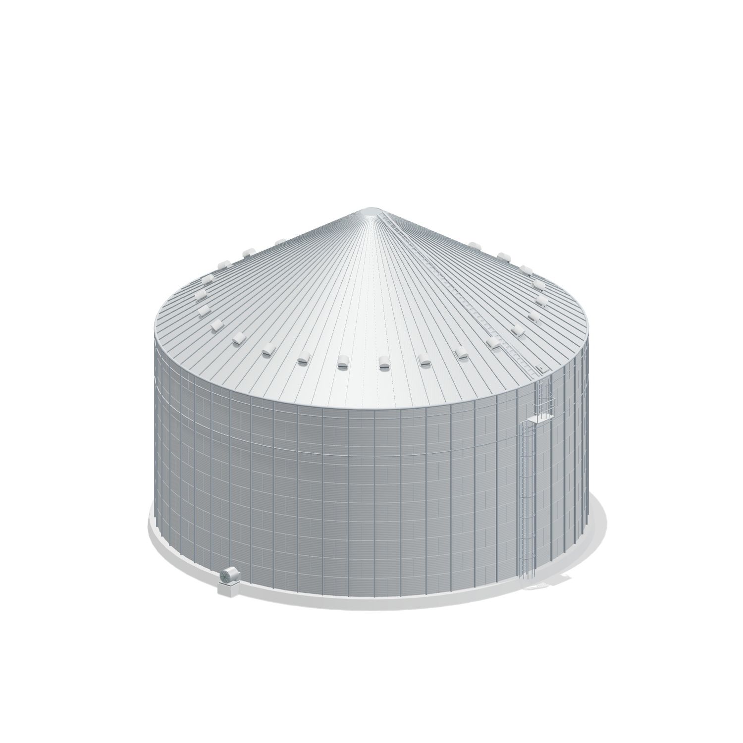 78' 10 Ring Commercial Grain Bin 175691 BU