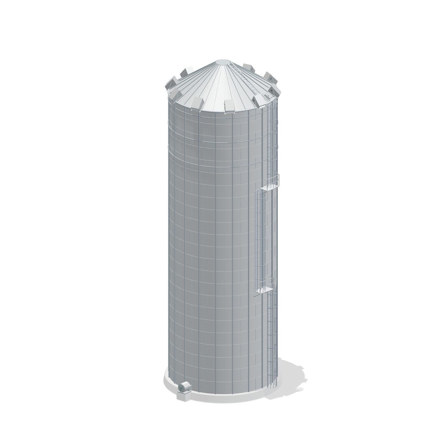 30' 23 Ring Commercial Grain Bin 51867 BU