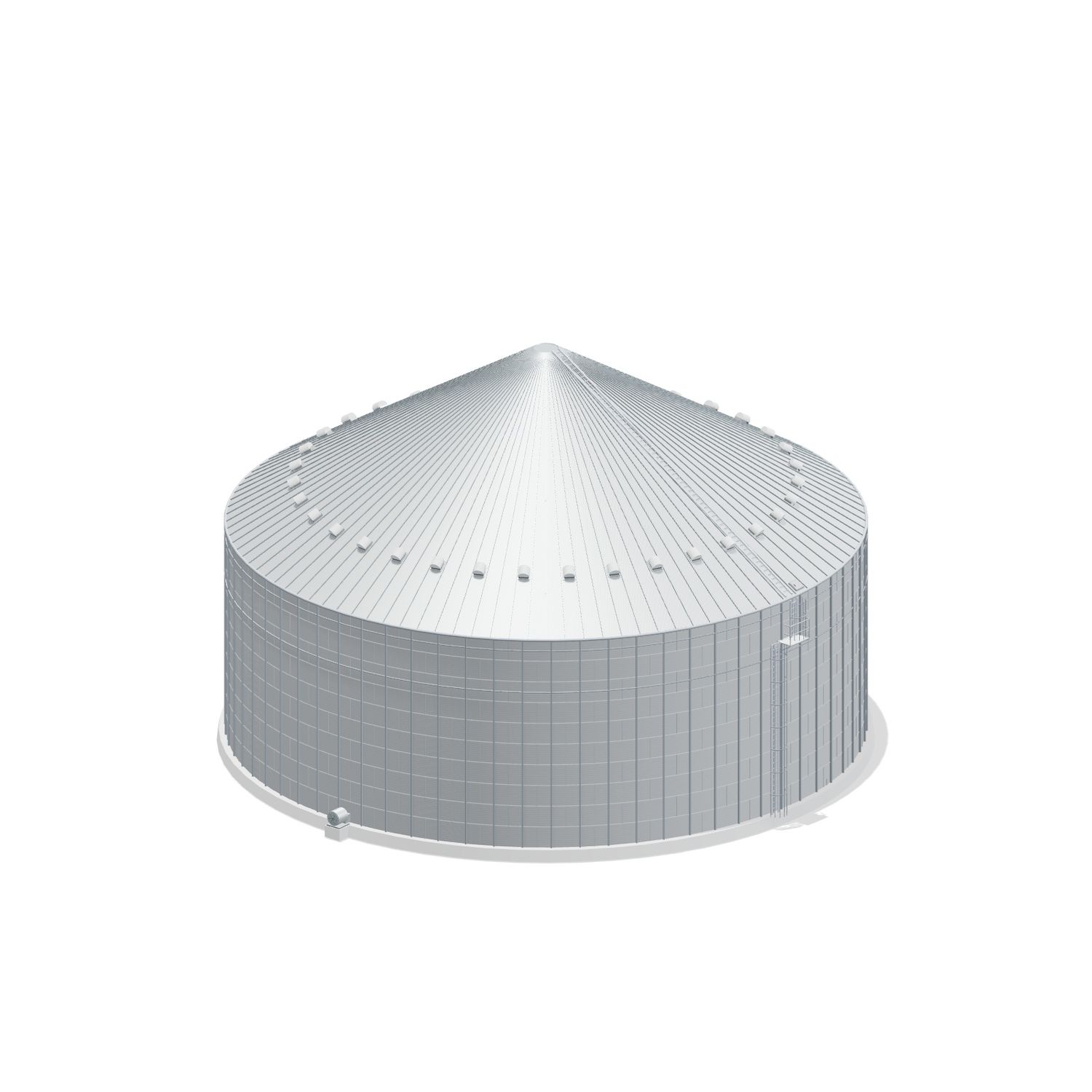 105' 10 Ring Commercial Grain Bin 335744 BU