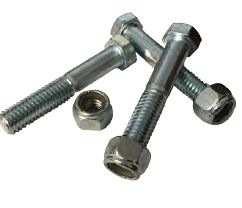 Coupling Bolts with Nylock Nuts - 7/16 x 3" HCS — Perry Equipment