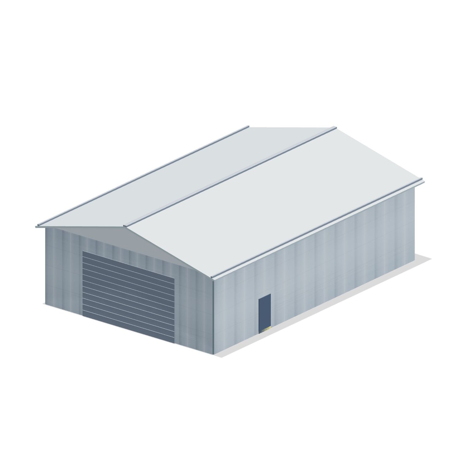 40x60x16 Red Iron Shop Building