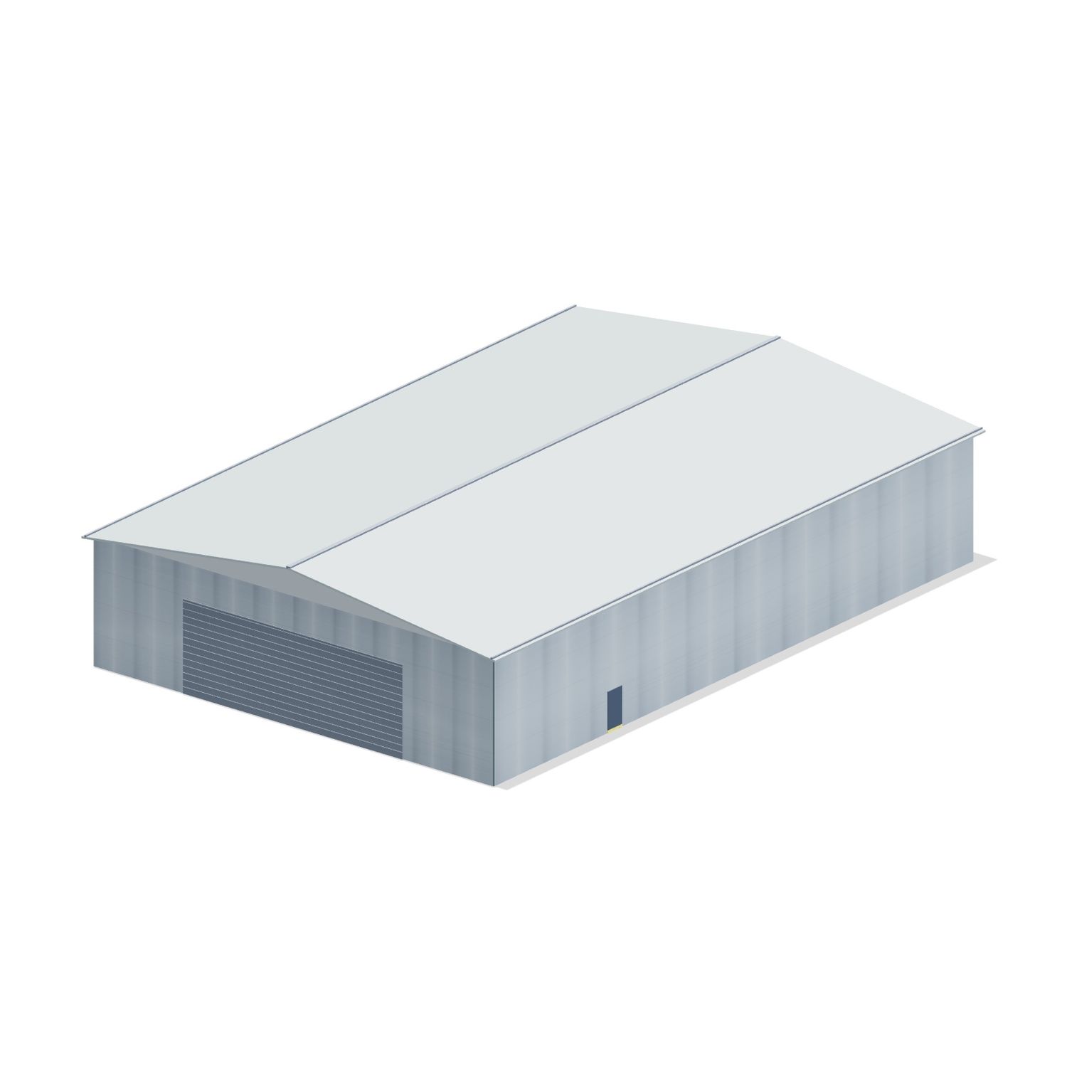 80x120x22 Industrial Red Iron Facility