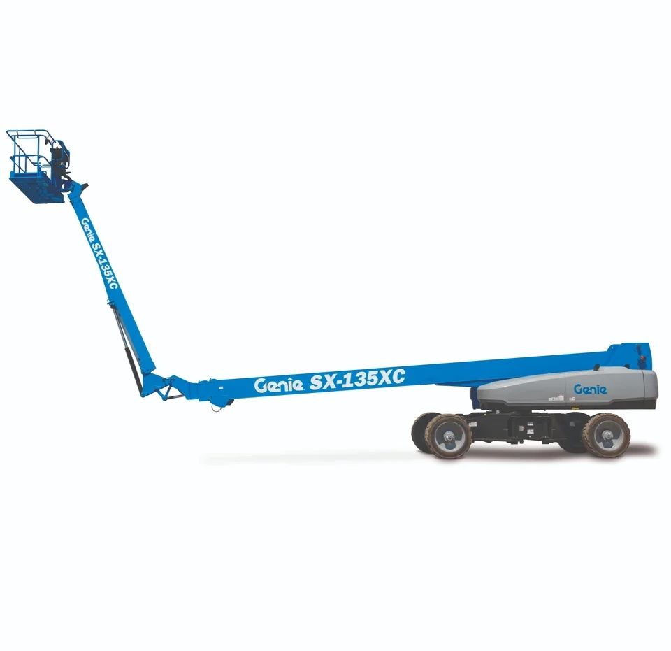 Representative photo: 135-foot straight boom lift rental
