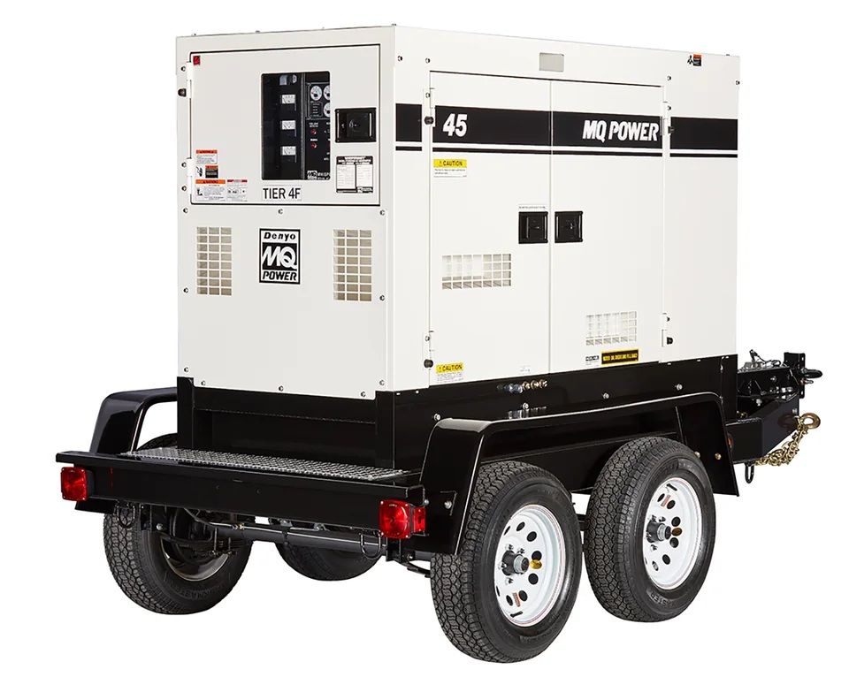 Representative photo: Towable diesel generator rental