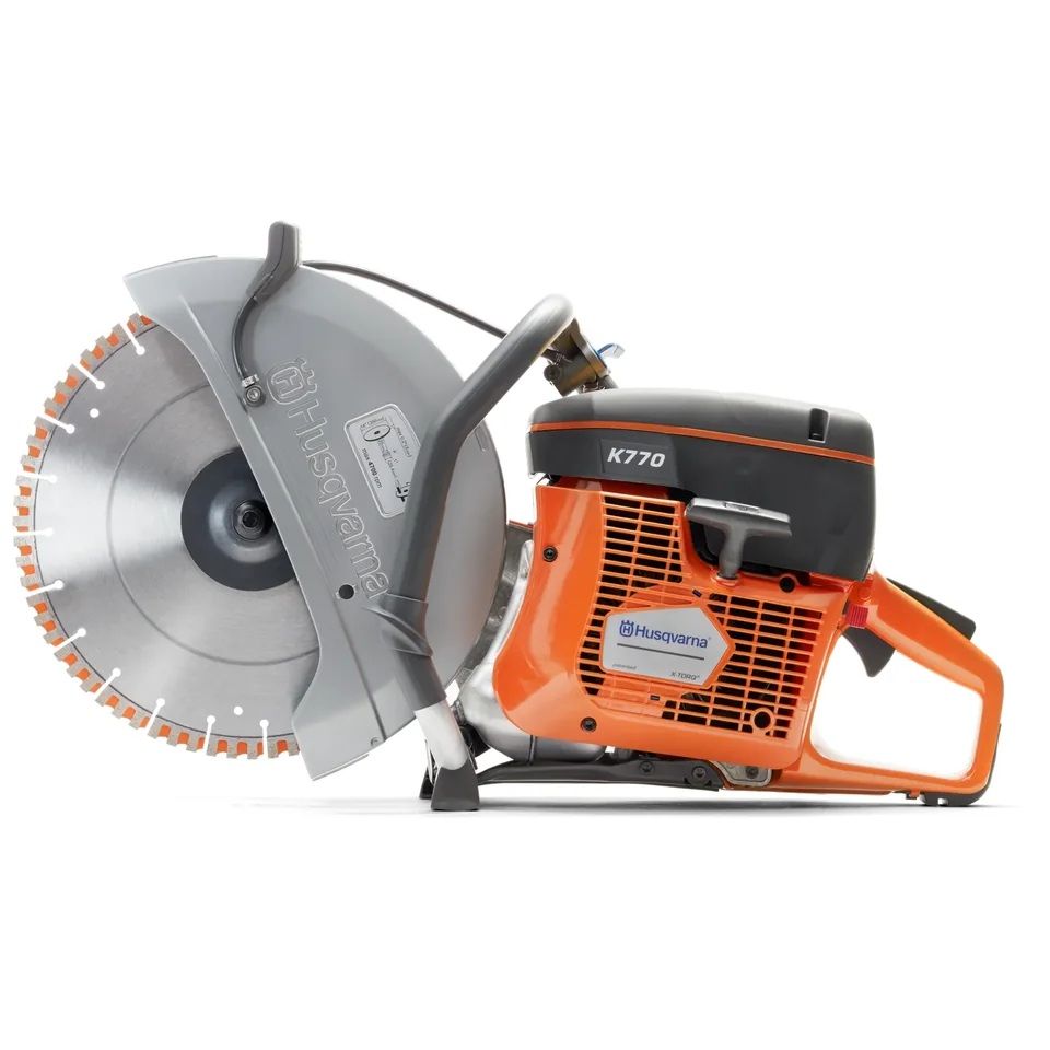 Representative photo: Gas-powered concrete cut-off saw rental