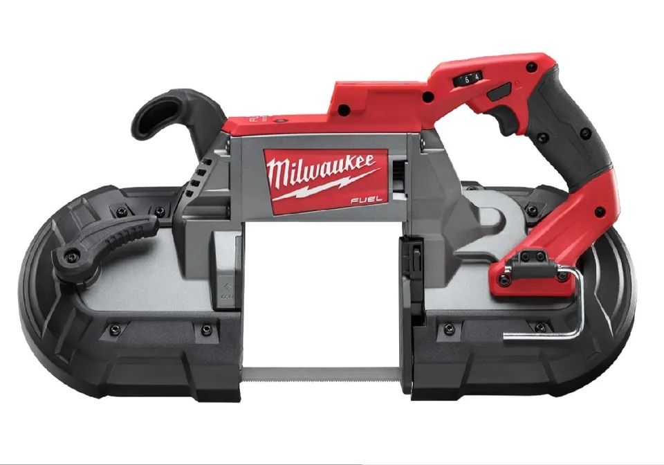 Representative photo: Milwaukee M18 portable band saw rental