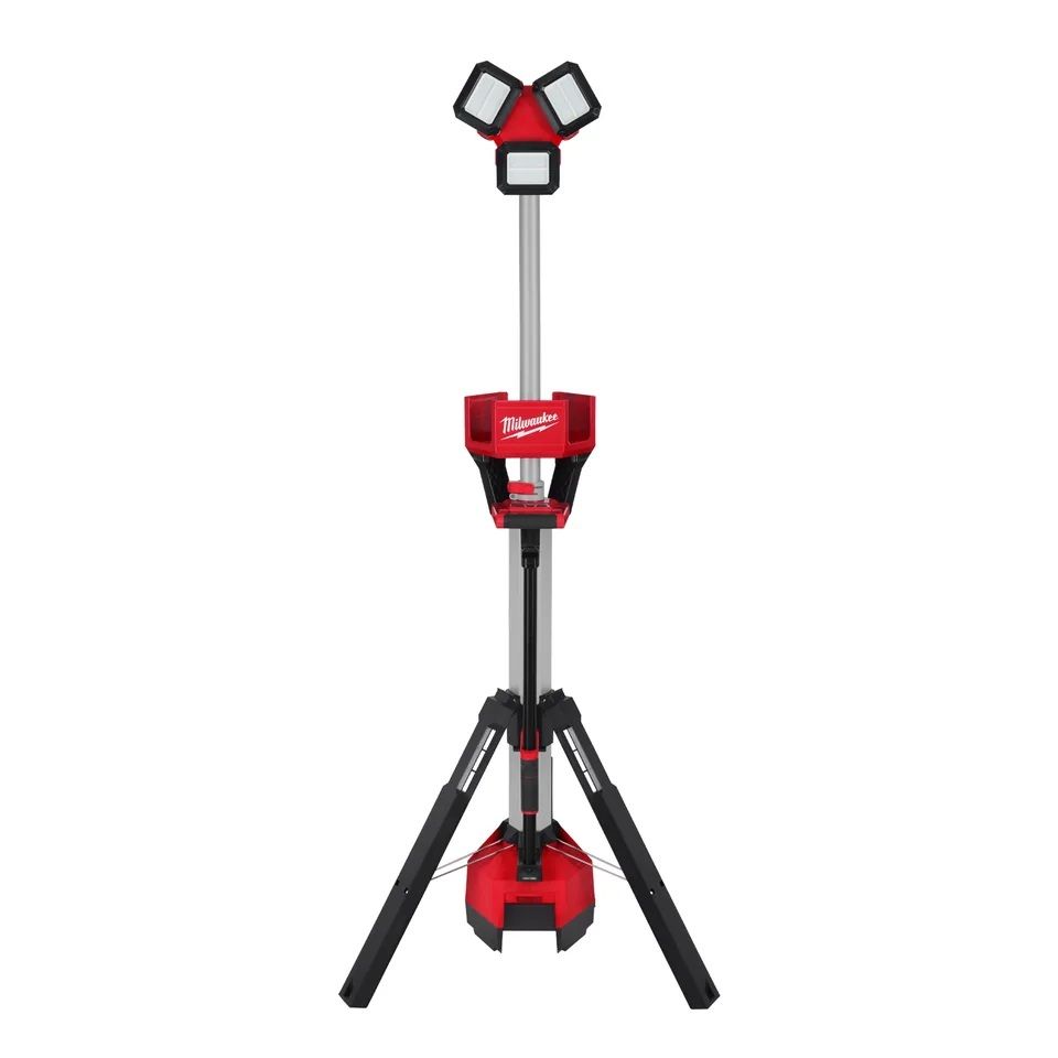 Representative photo: Milwaukee M18 jobsite light kit rental