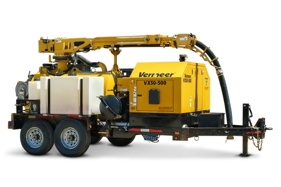 Representative photo: Vacuum excavation trailer rental