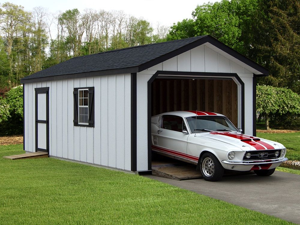 Representative photo: 12 × 20 portable single garage