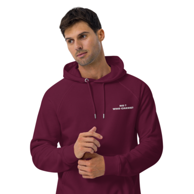 NO ? WHO CARES? UNISEX HOODIE