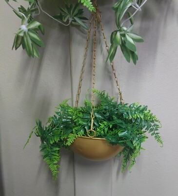 Iron hanging basket small 