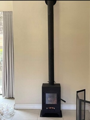 Fireplace exstra Large glass.door unit 18kw (Pre-Order)