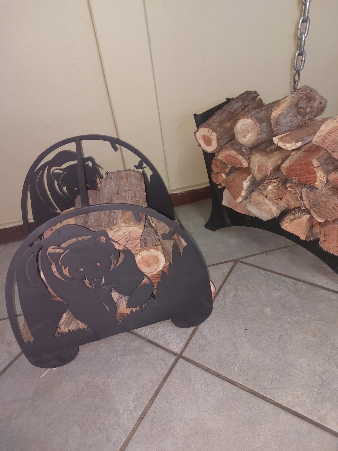 Wood stand Bear