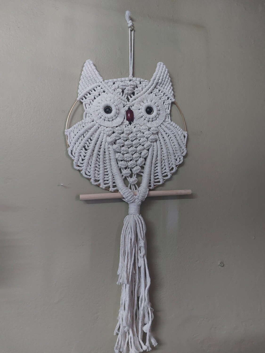 Owl Macrame Large