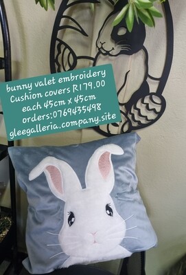 Cushion covers velvet Bunny