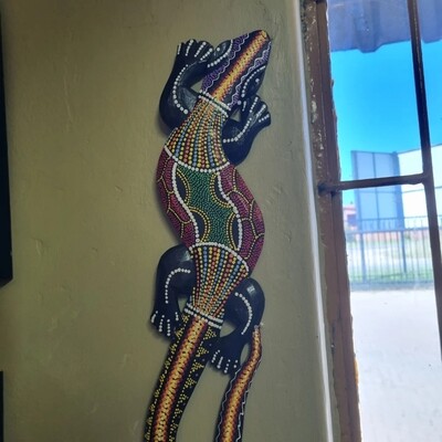 Wooden Lizards 57cm