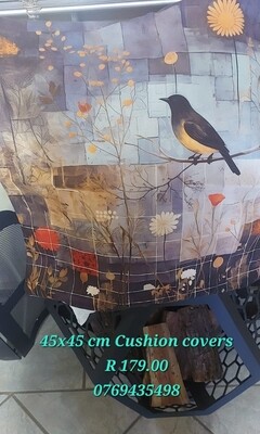 Cushion covers Bird theme
