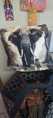 Cushion cover Elephant
