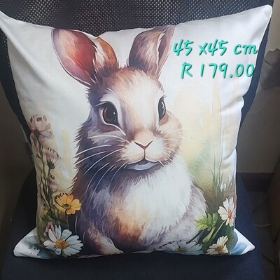 Bunny cushion covers