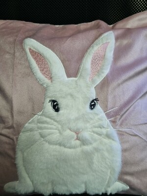 Bunny velvet cushion covers