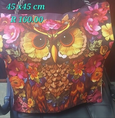 Owl Printed Cushion Covers
