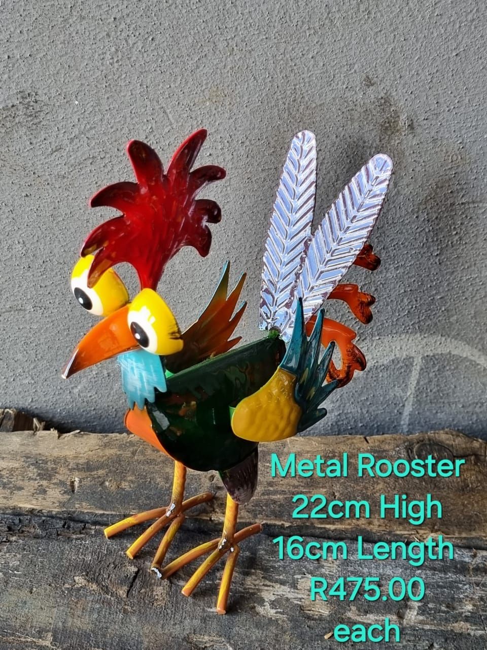 Metal roosters