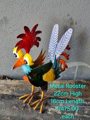 Metal roosters