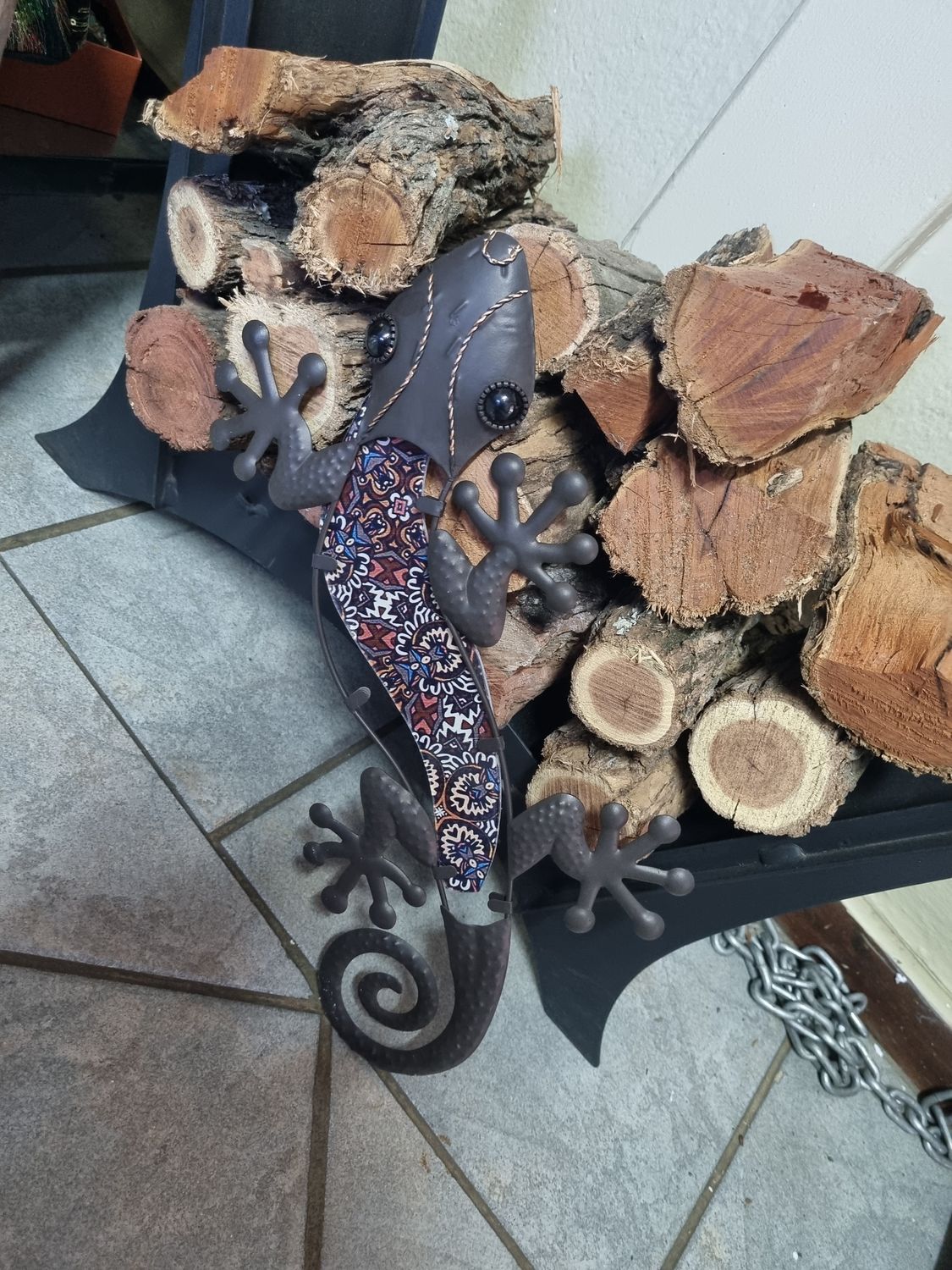 Lizard Geckos Black glass body
