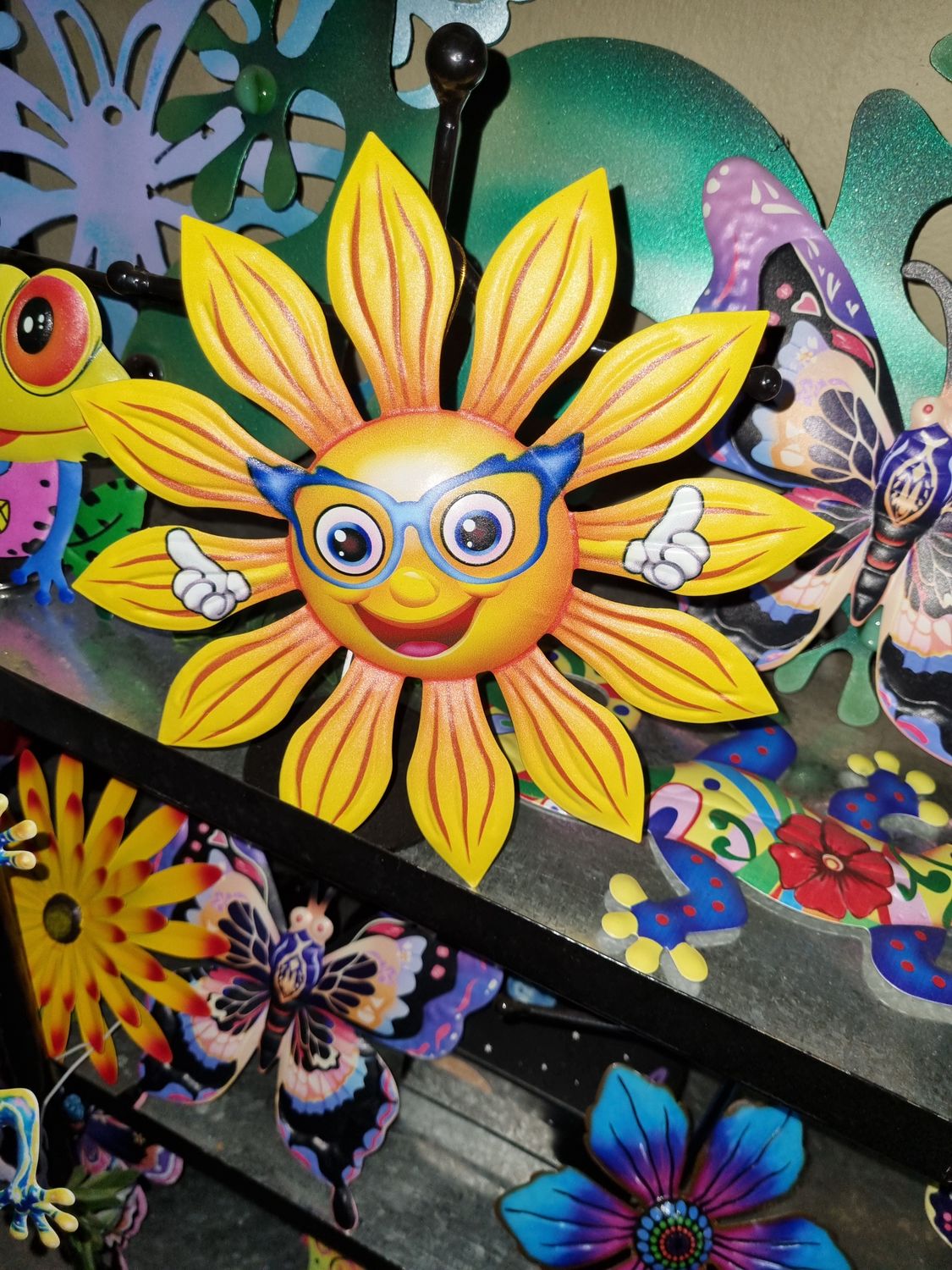 Sunflower metal Wall art
