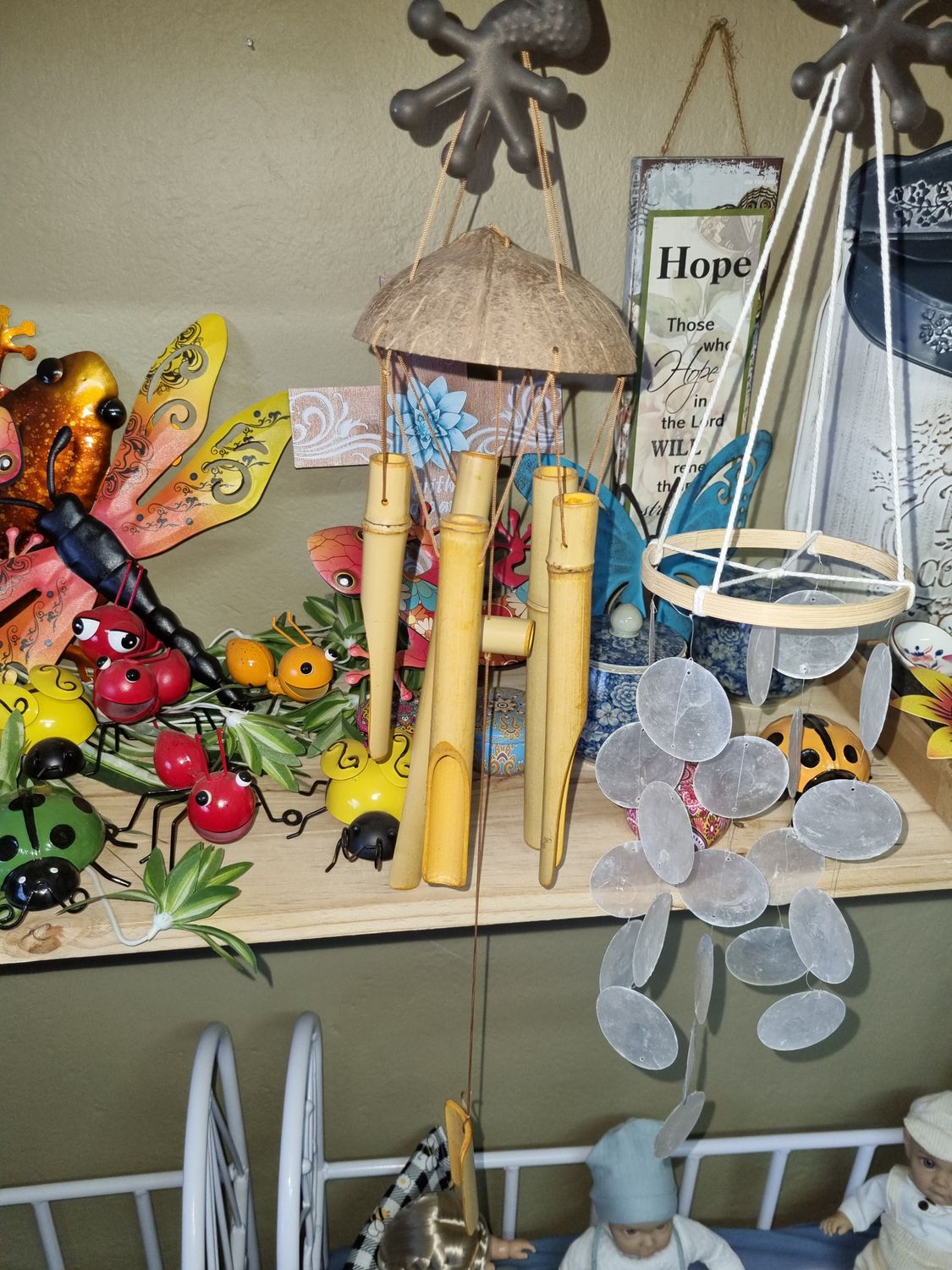Wind chimes bamboo