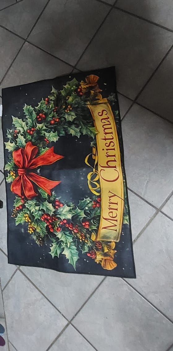 Christmas Door mat anti slip