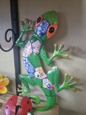 Metal Geckos 45cm