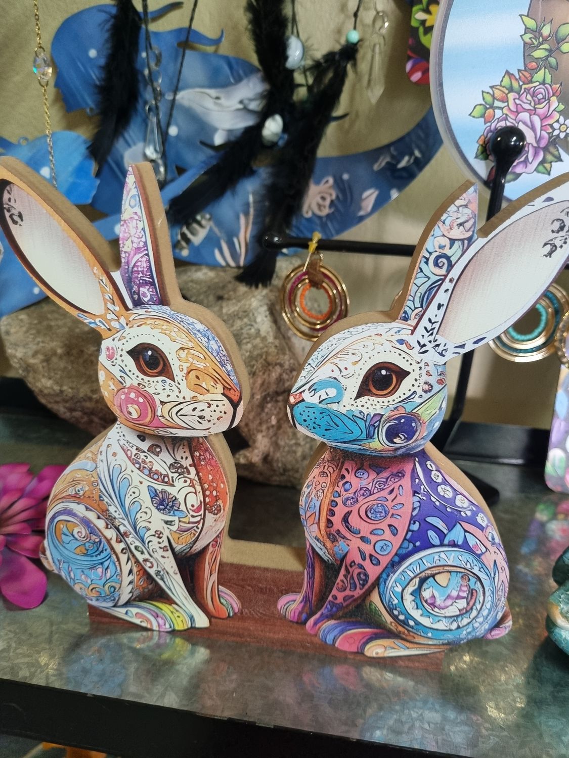 Bunny statue 