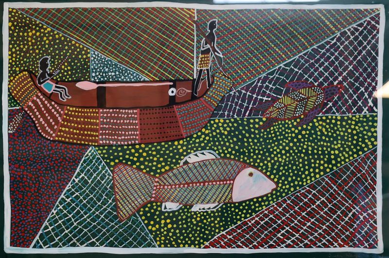 Susan Wanji Wanji - Aboriginal fishing