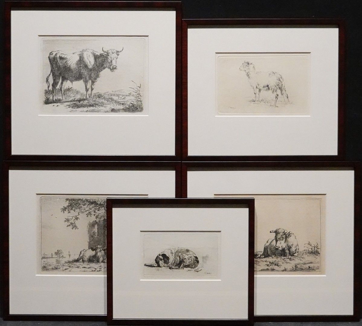 Pieter Gerardus van Os (1776 – 1839) | Set of 5 etchings