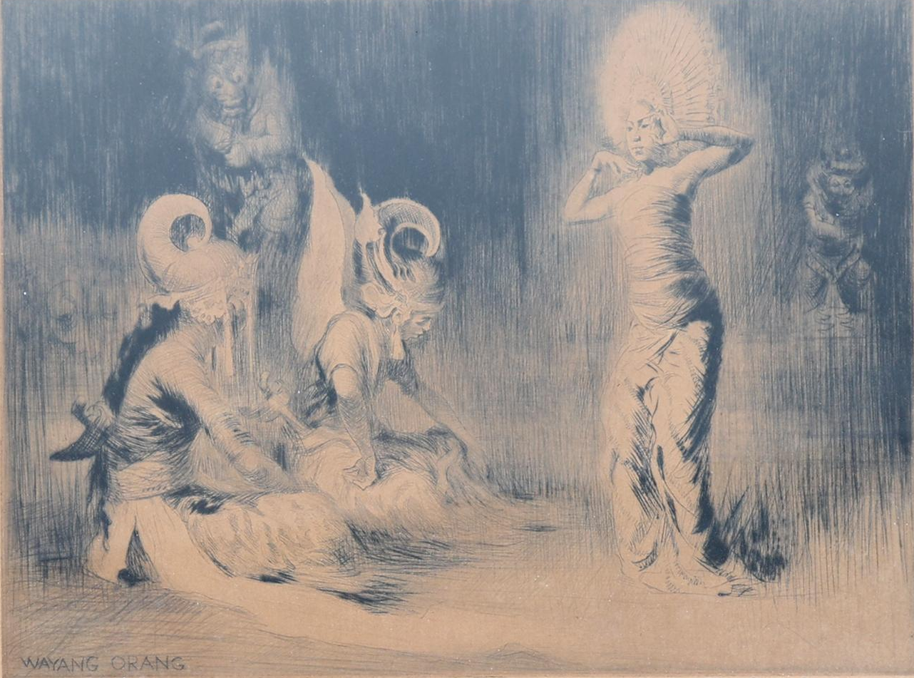 William Spencer Bagdatopoulis (1888-1965) - Wayang Orang